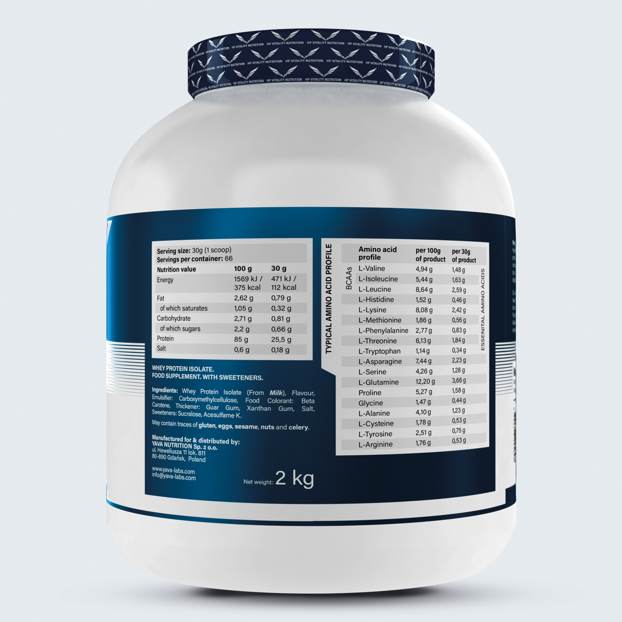 Whey Protein Isolate 2kg