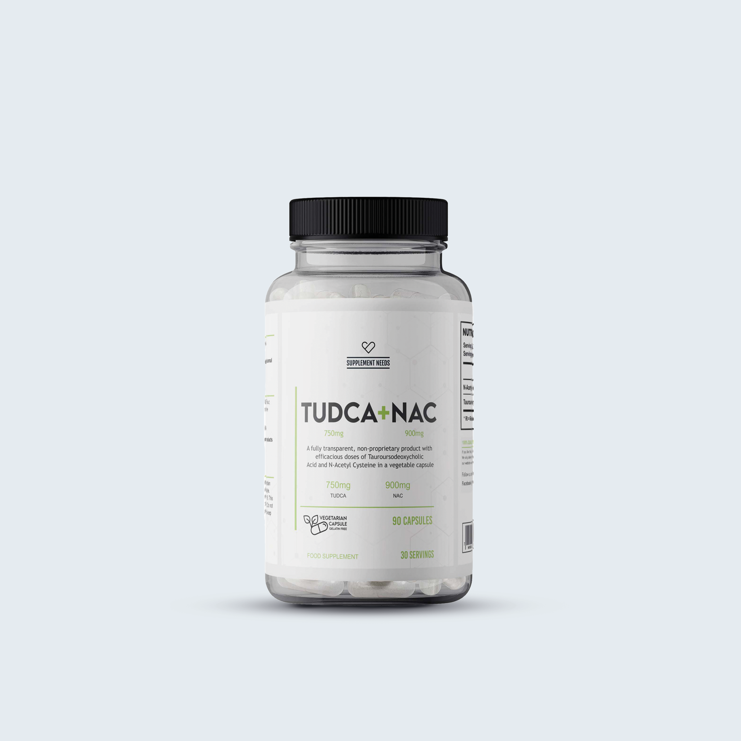 Supplement Needs Tudca + NAC 90 capsules